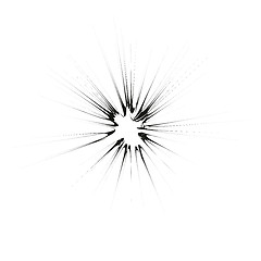 Image showing Explode Flash, Cartoon Explosion, Star Burst