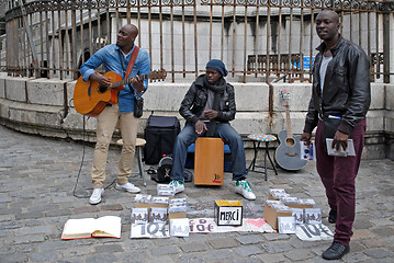 Image showing Street musicians.