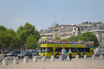 Image showing Parisian tourists.