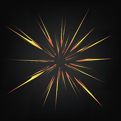 Image showing Cartoon Explosion, Star Burst