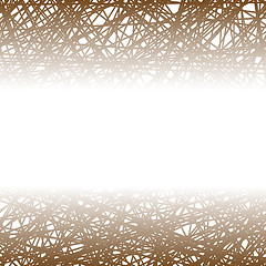 Image showing Abstract Brown Line Background.