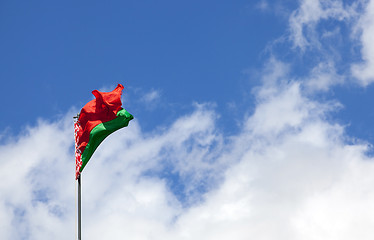Image showing flag of   Belarus  