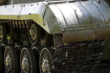 Image showing part of the old military equipment  