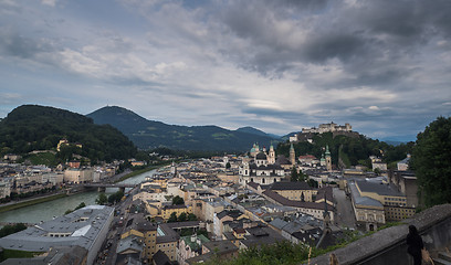 Image showing Hill fort Hohensalzburg in Salzburg