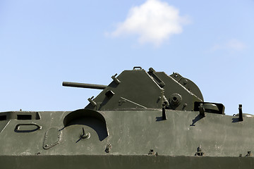 Image showing part of the old military equipment  