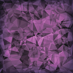 Image showing Pink Polygonal Background.