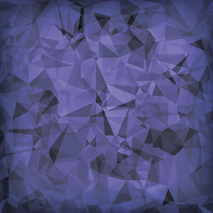 Image showing Blue Polygonal Background.