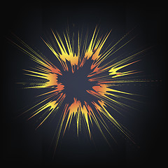 Image showing Explode Flash, Cartoon Explosion