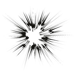 Image showing Explode Flash, Cartoon Explosion