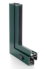 Image showing Aluminium window sample