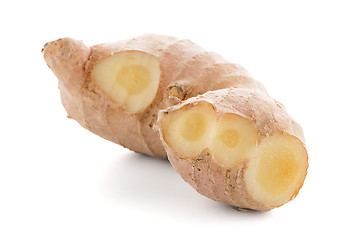 Image showing Ginger root on white