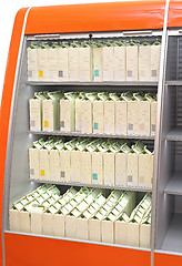 Image showing Milk Shelf