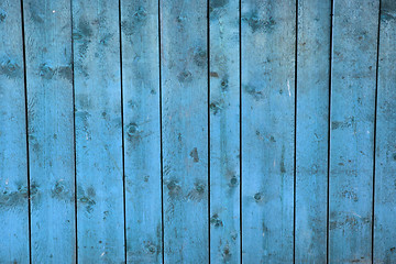 Image showing old blue wood texture 