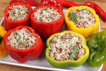 Image showing Stuffed peppers