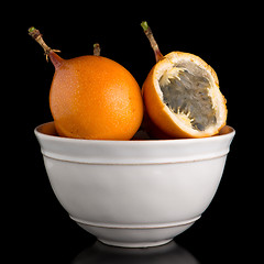 Image showing Passion fruit maracuja granadilla