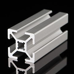 Image showing Aluminium profile sample