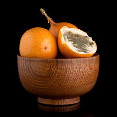 Image showing Passion fruit maracuja granadilla