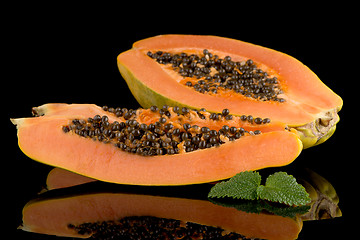 Image showing Fresh and tasty papaya