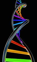 Image showing DNA structure model