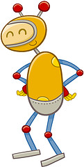 Image showing robot cartoon character