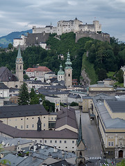 Image showing Hill fort Hohensalzburg in Salzburg