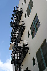 Image showing Fire Escape Stairs