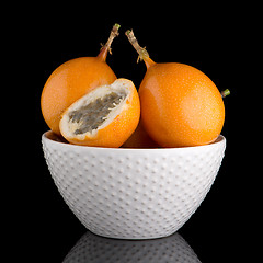 Image showing Passion fruit maracuja granadilla