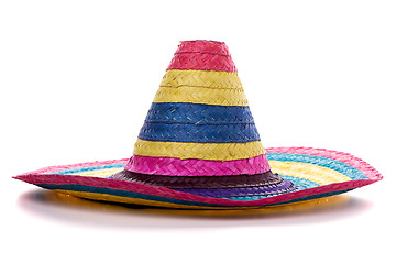 Image showing Colorful mexican sombrero