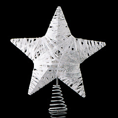 Image showing White  Christmas star