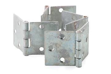 Image showing Four door hinges