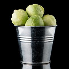 Image showing Fresh brussels sprouts