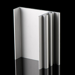 Image showing Aluminium profile sample