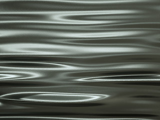 Image showing folding metallic texture material with waves and ripples