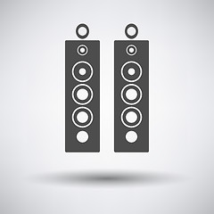 Image showing Audio system speakers icon