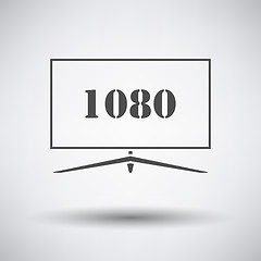 Image showing Wide tv icon 