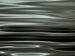 Image showing metallic cloth waves and ripples 