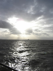 Image showing Sea at dusk