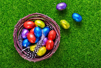 Image showing easter eggs