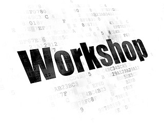 Image showing Education concept: Workshop on Digital background