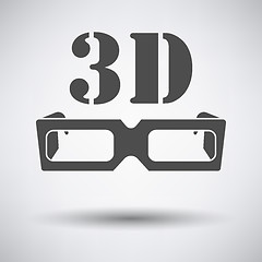 Image showing 3d goggle icon