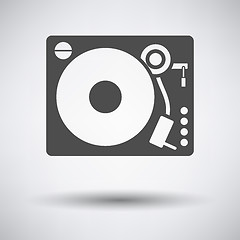 Image showing Vinyl player icon 