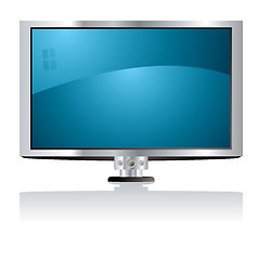 Image showing LCD tv blue