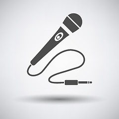 Image showing Karaoke microphone  icon