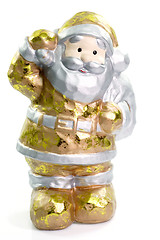 Image showing Golden Santa