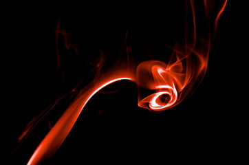 Image showing Abstract Red Smoke