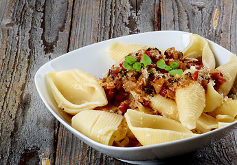 Image showing Conchiglie Giganti Pasta