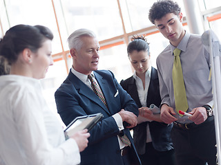 Image showing business people group brainstorming