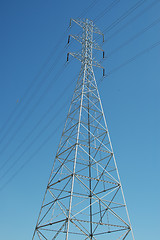 Image showing Power transmission tower