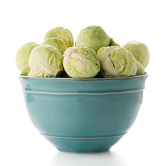 Image showing Fresh brussels sprouts