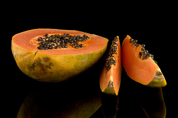 Image showing Fresh and tasty papaya